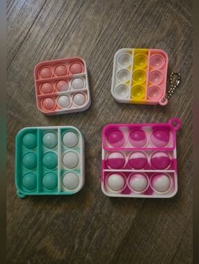 Pop It Toys Lot Of 4 Squares